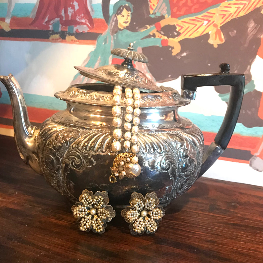 Tea & Vintage Jewelry In the Style Of Treasures from The Guild Shop